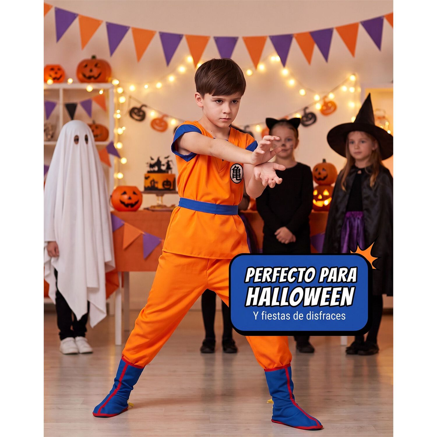 Disfraz De Goku Para Ni&ntilde;os - Dragon Ball image number 5.0