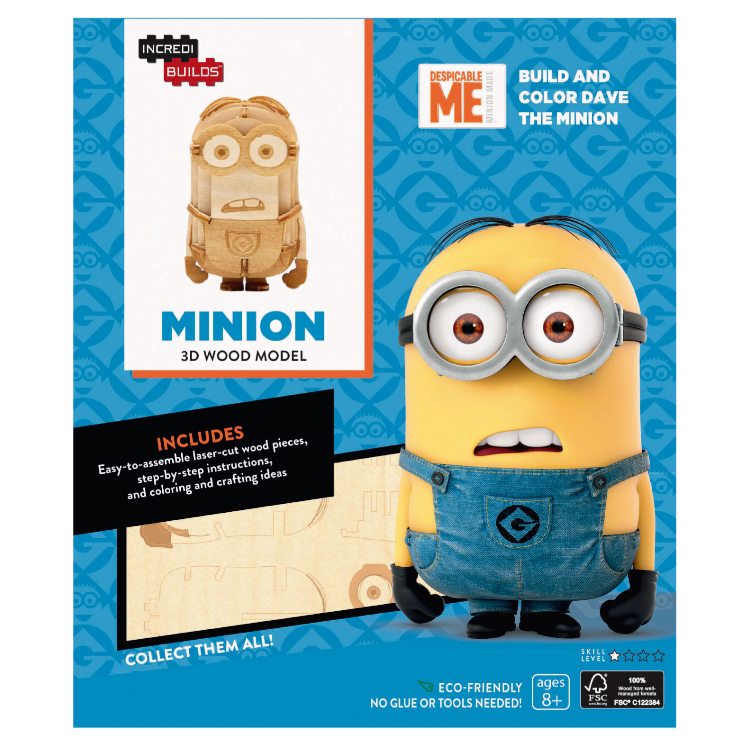 Minions: - Modelo Para Armar 3d-madera image number 0.0