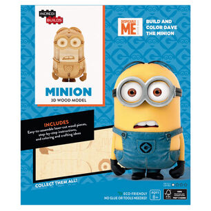 Minions: - Modelo Para Armar 3d-madera
