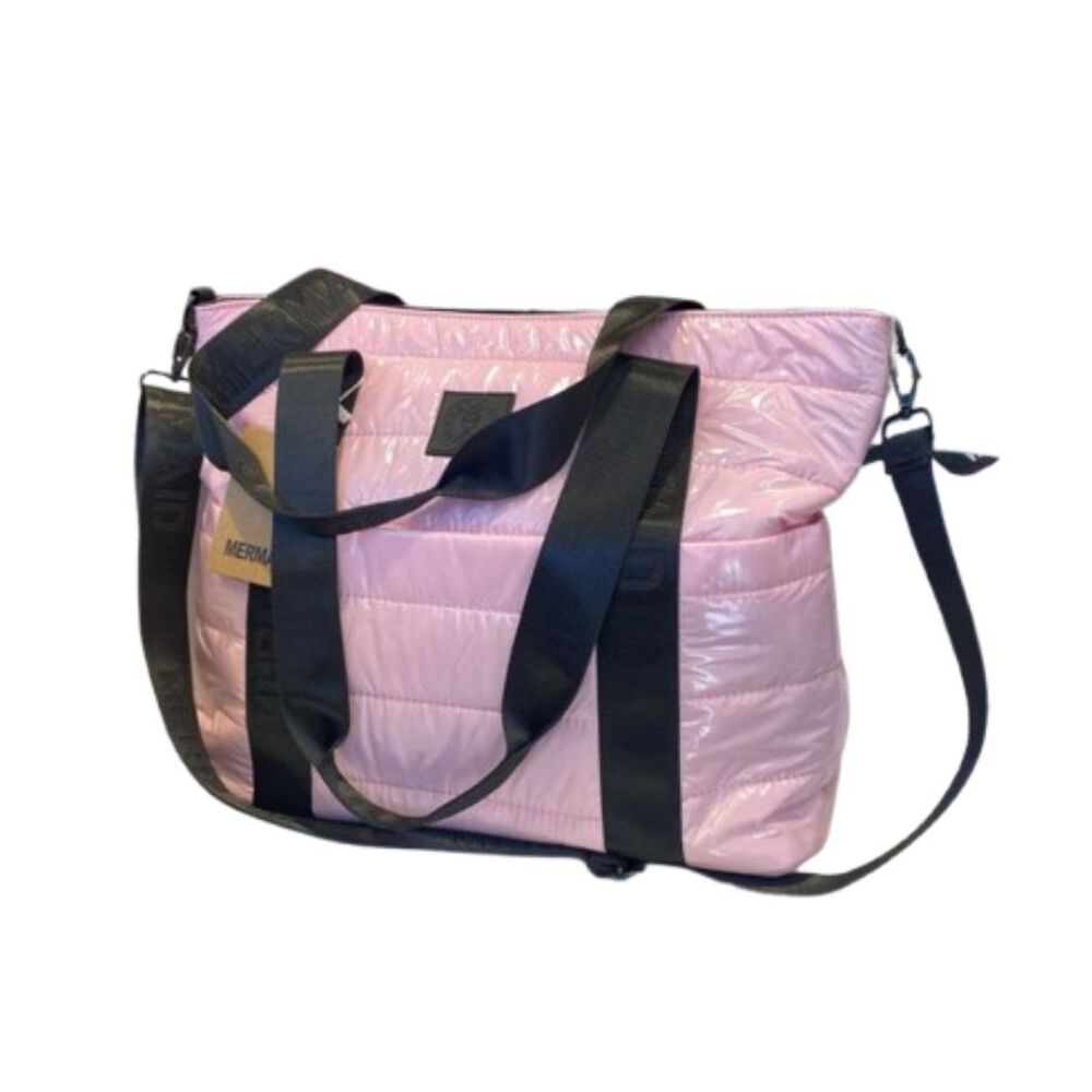 Bolso Cartera De Mano Acolchado Brillante image number 0.0