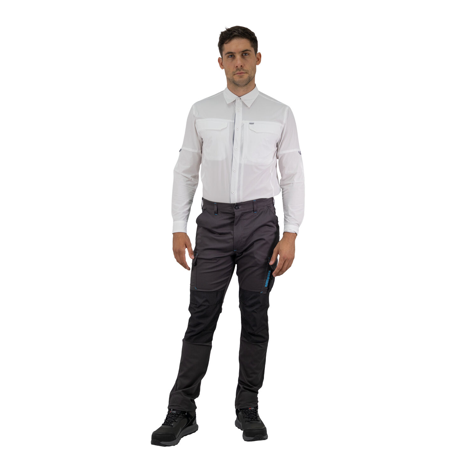 Pantal&oacute;n Cargo Hw Dakota Spandex Carbon Grey image number 4.0