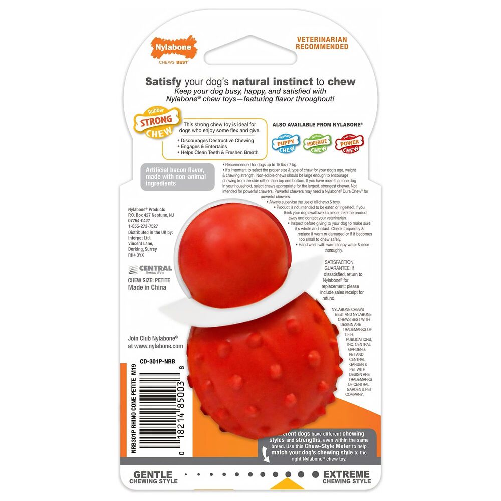 Juguete Masticable 3 En 1 Para Perro Nylanobe Strong Chew "m" image number 1.0