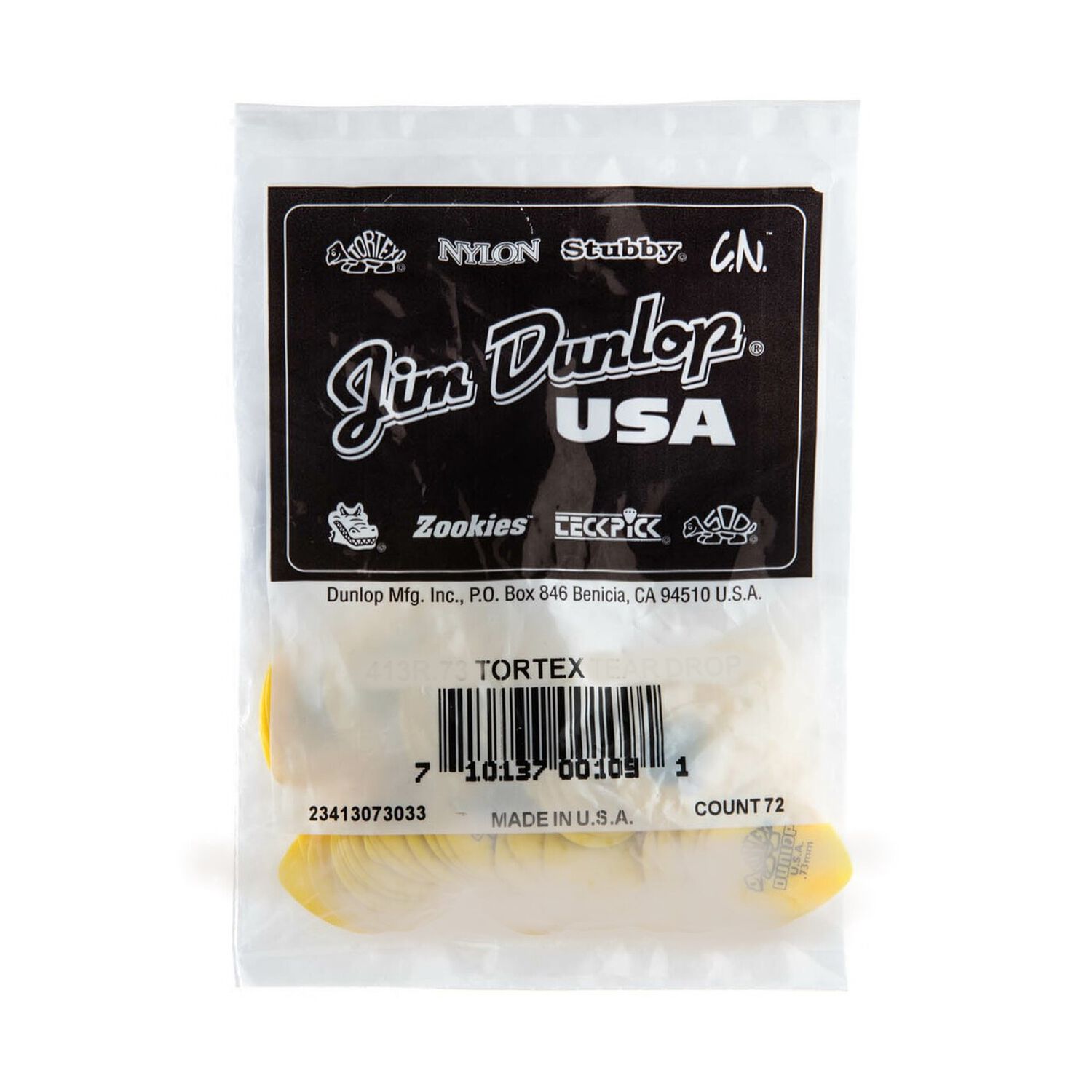 U&ntilde;etas Dunlop Tortex Estandar 418r 0.73 Bolsa 72un image number 2.0