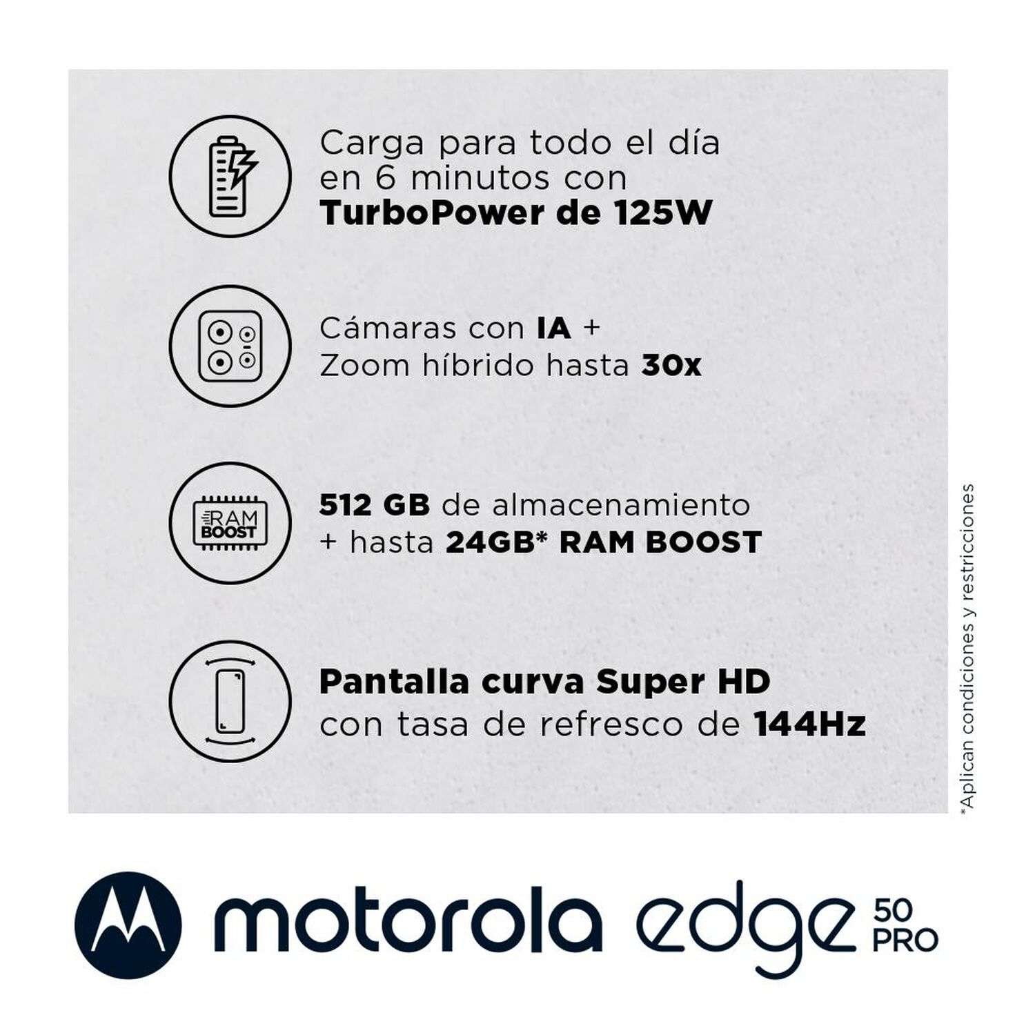 Smartphone Motorola Edge 50 Pro / 5G / 512 GB / Morado Lavanda / Liberado image number 2.0