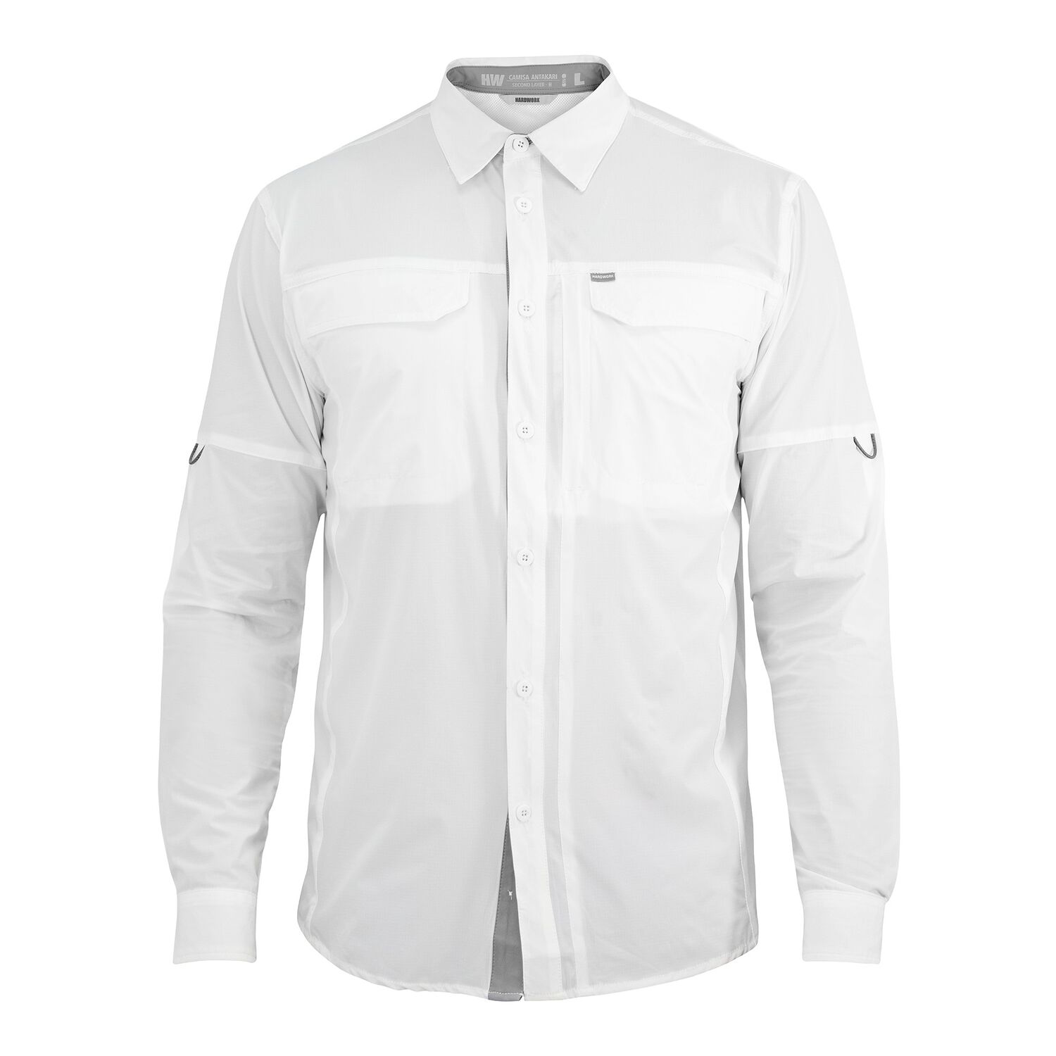 Camisa Hw Antakari Spandex Blanca image number 0.0
