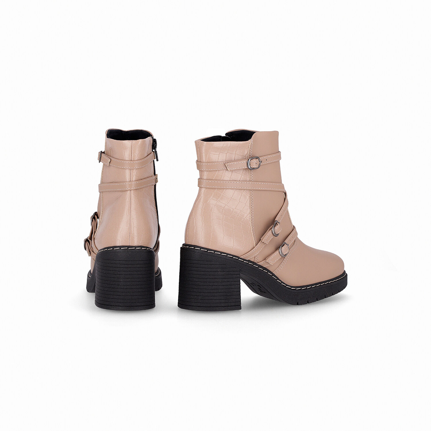 Bota Mujer Beige Denise/hebillas Piccadilly image number 2.0