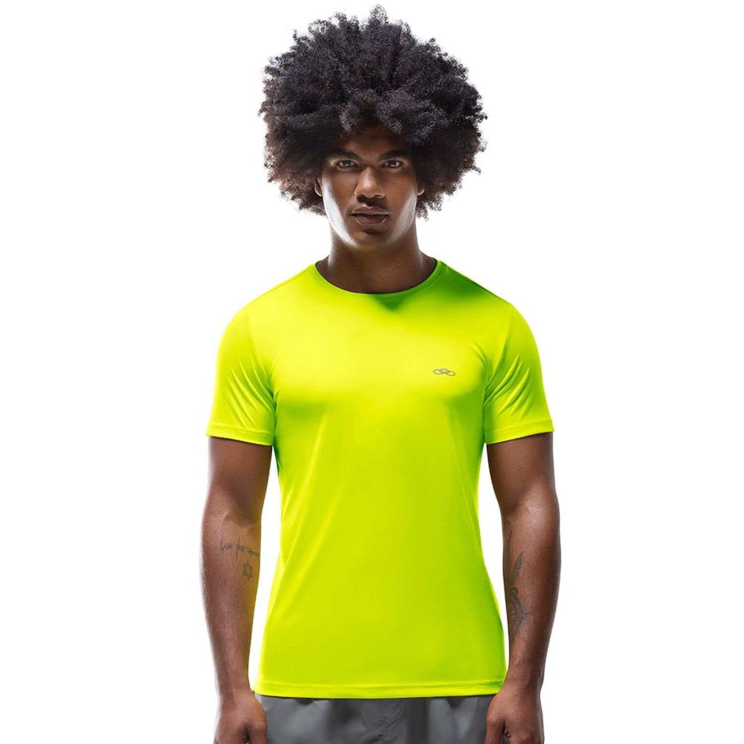 Polera Essential Manga Corta Lima Hombre image number 0.0