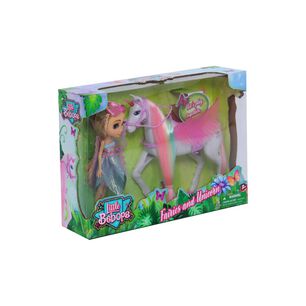 Mu&ntilde;eca Little Bebops 10 Inch Con Unicornio Happy Line
