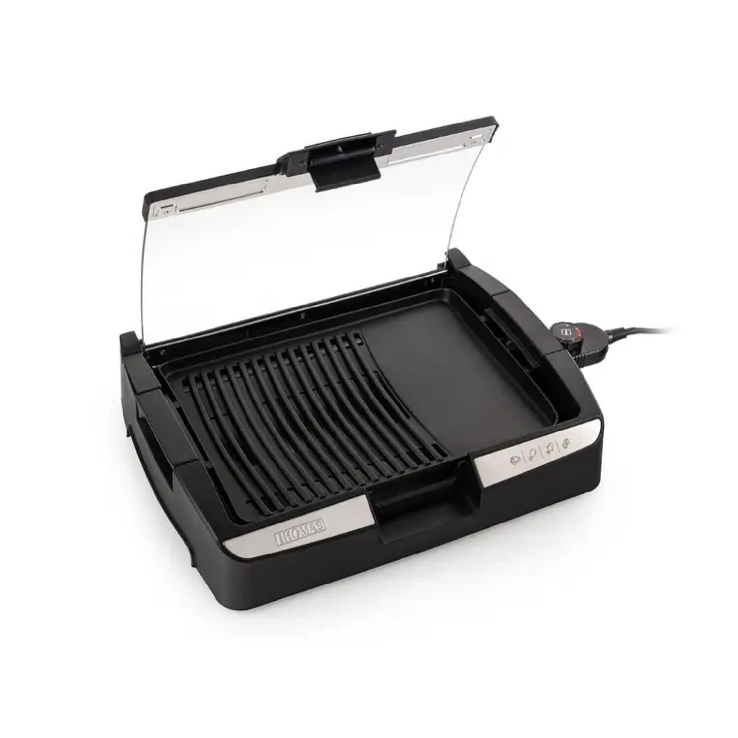 Parrilla Electrica Tapa De Vidrio 1800w 225c Th-224 Thomas image number 1.0