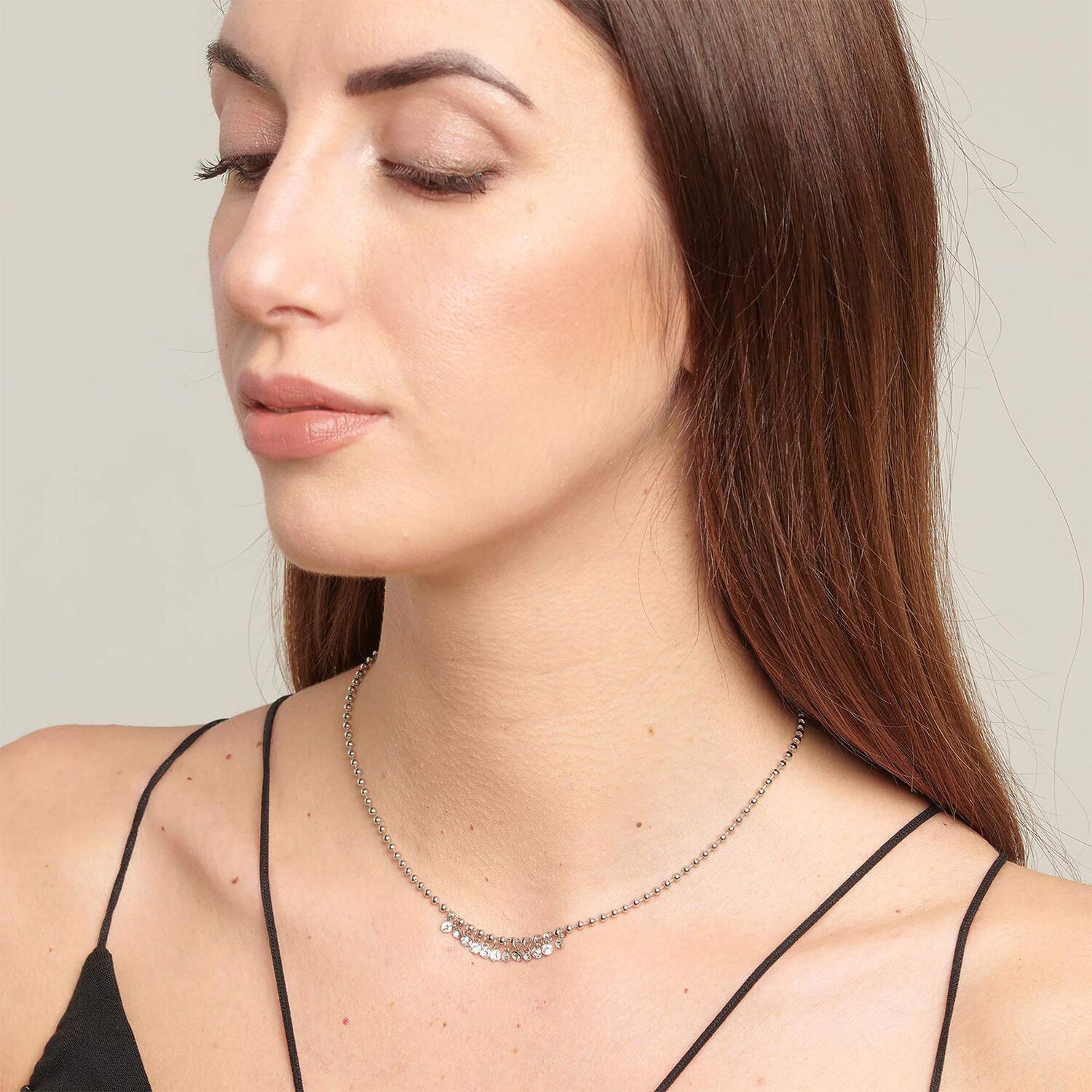 Collar Brosway Bym149 Plateado Mujer image number 1.0
