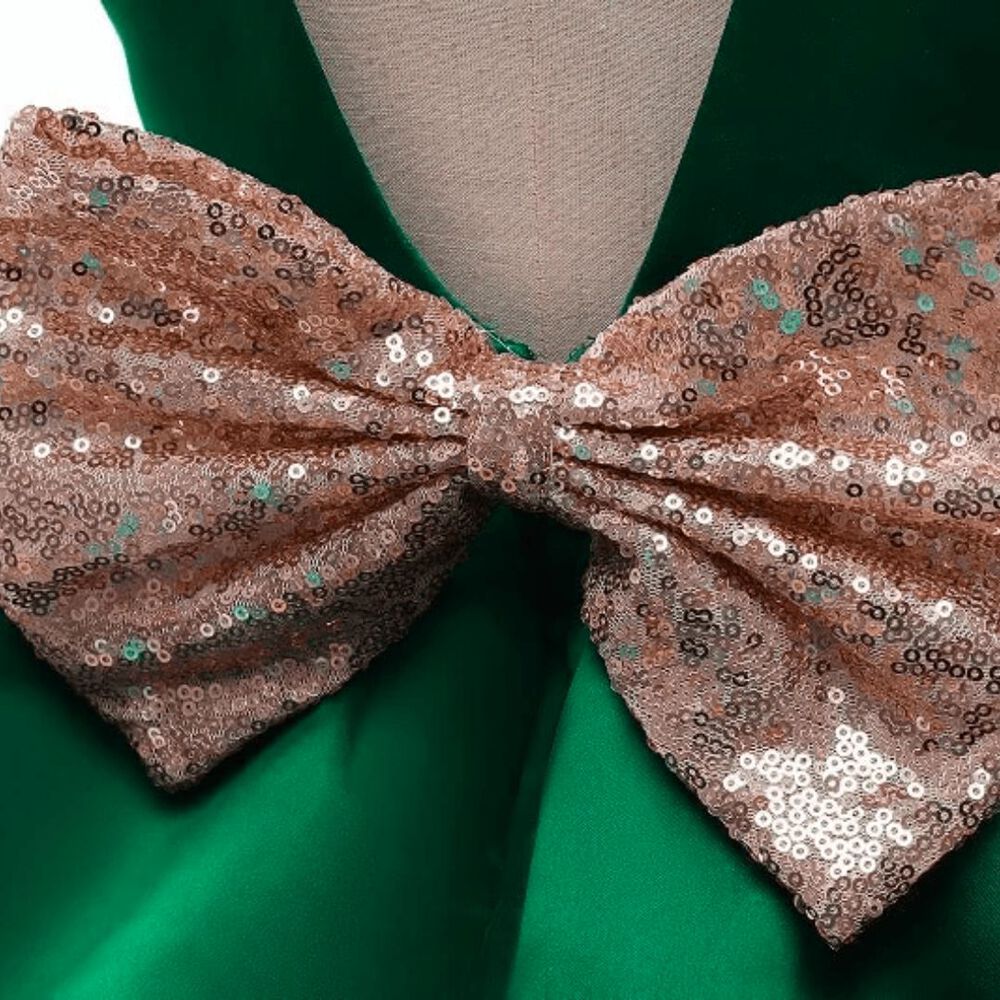 Vestidos De Fiestas Con Tul Y Volantes Para Niñas 1 A 5 Años Princesa Esmeralda image number 7.0