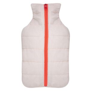 Guatero Thermicachile 2 Lt Parka Blanca Cierre Naranja