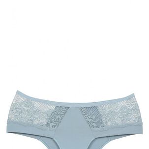 Bikini Microfibra Encaje Celeste 2rios