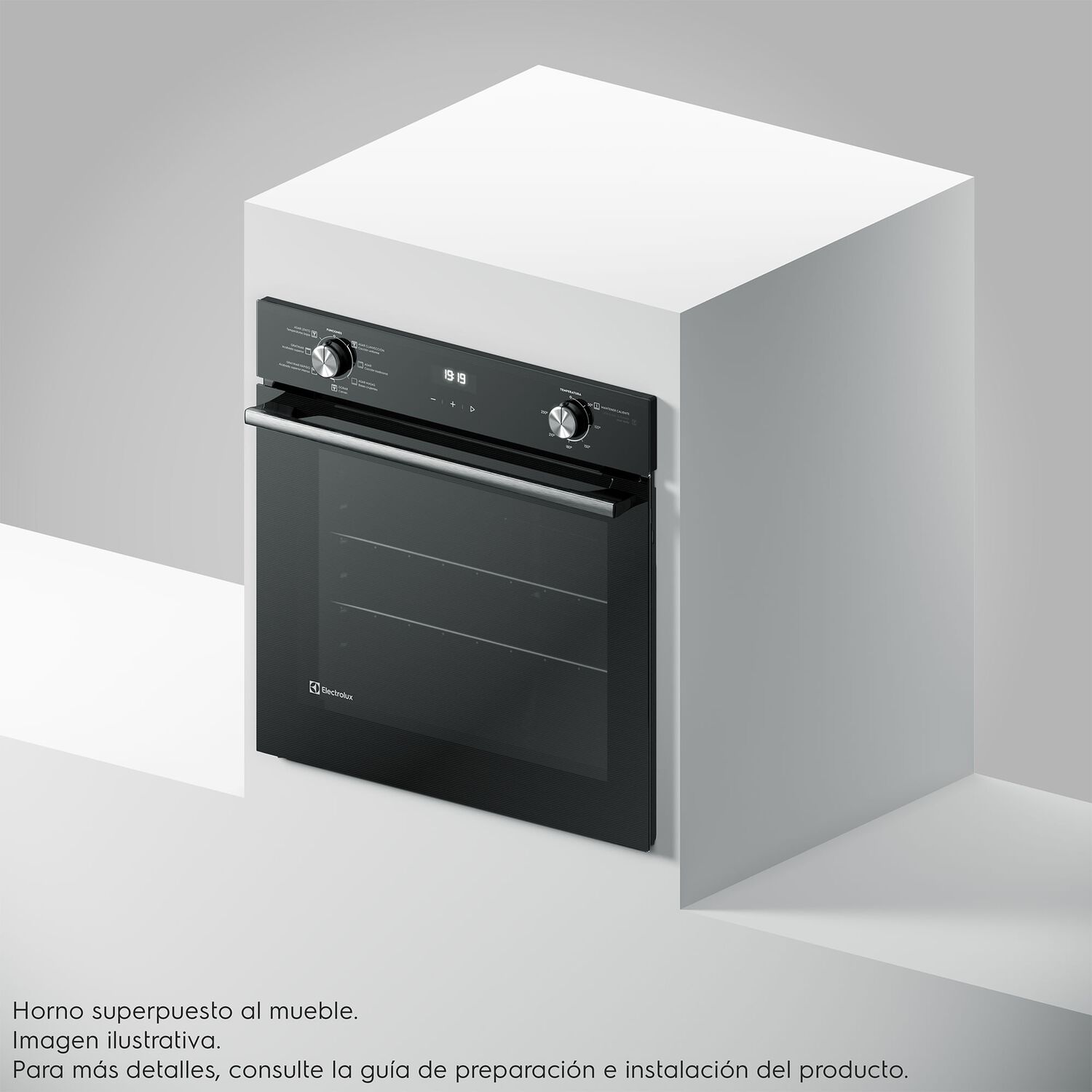 Horno Empotrable El&eacute;ctrico Electrolux 80 Litros Con Convecci&oacute;n, Perfectcook360 Y Negro (oe8eh) image number 7.0