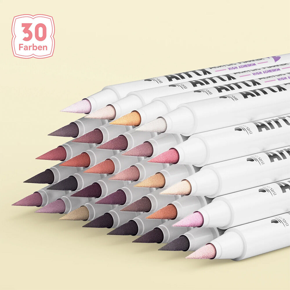 Arrtx Marcadores Acrílicos 30 Colores Piel Punta Pincel 30c image number 2.0
