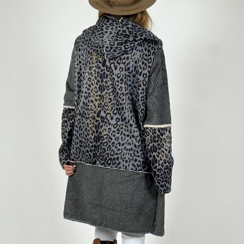 Abrigo Print Toques Cotele image number 3.0