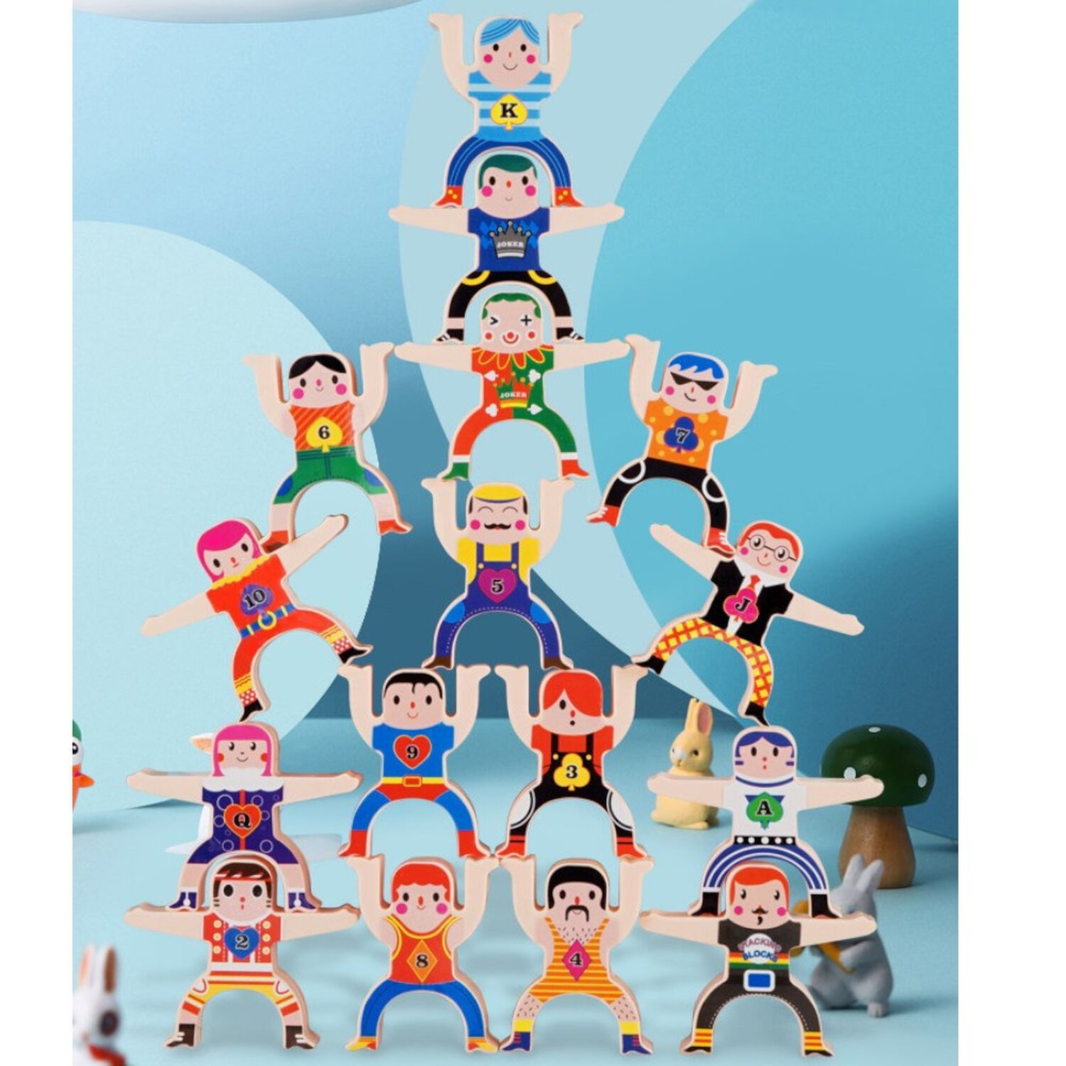Juego Did&aacute;ctico Infantil Figuras Apilables image number 1.0