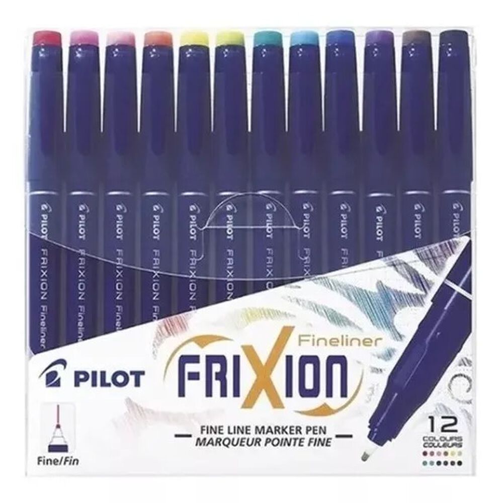 Set De Lapices Pilot Frixion Fineliner X 12 Unidades image number 1.0