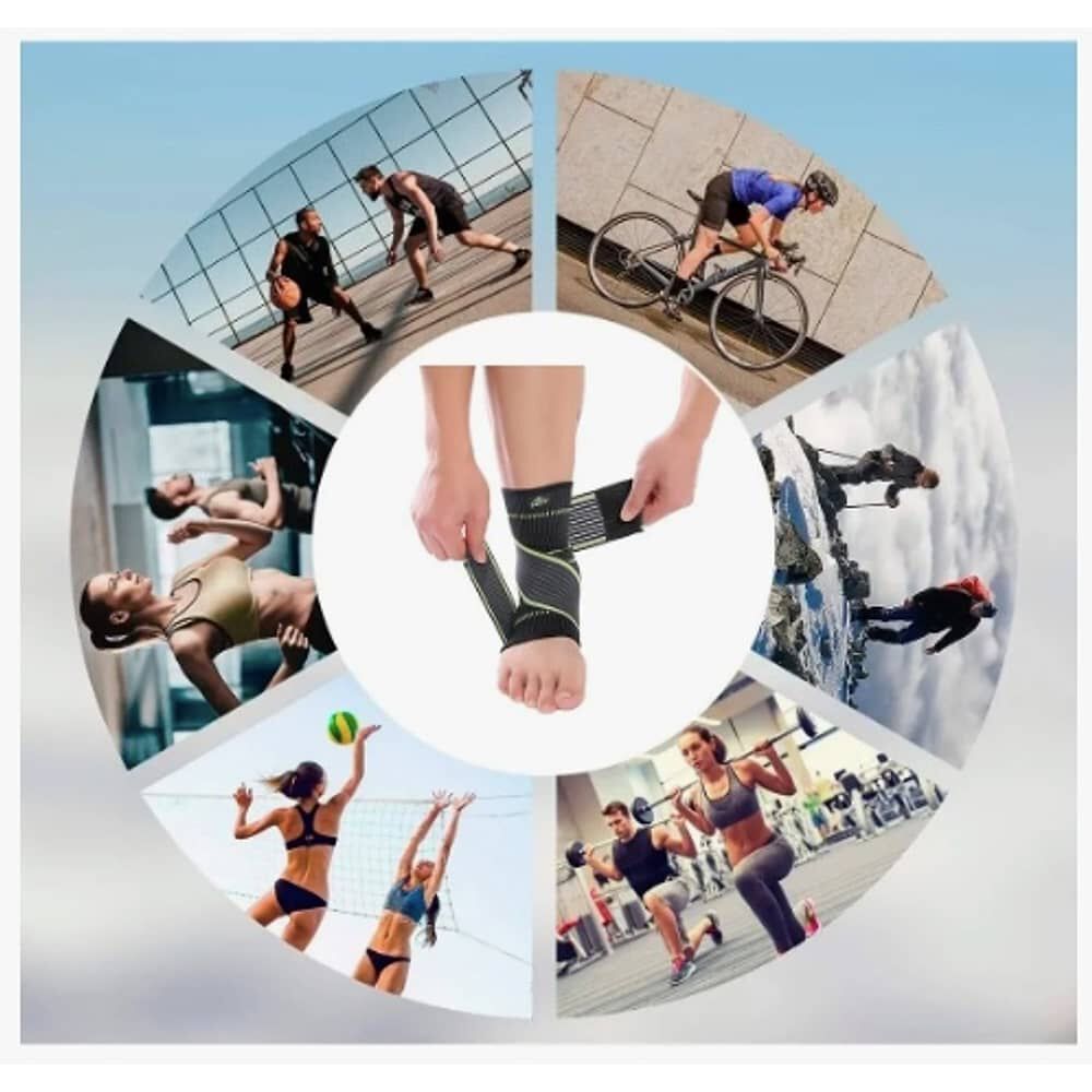 Tobillera Deportiva Soporte Tobillo Venda Compresi&oacute;n Lesi&oacute;n image number 4.0