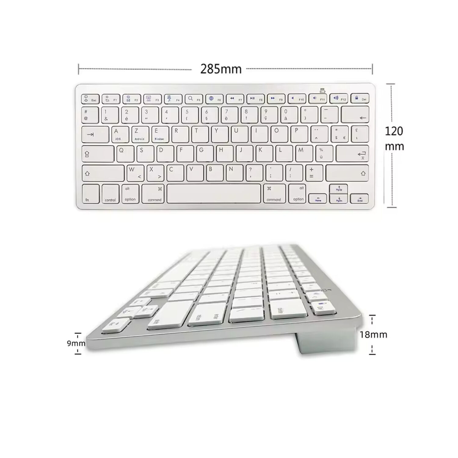 Teclado Ultradelgado Bk-3001 Bluetooth image number 2.0