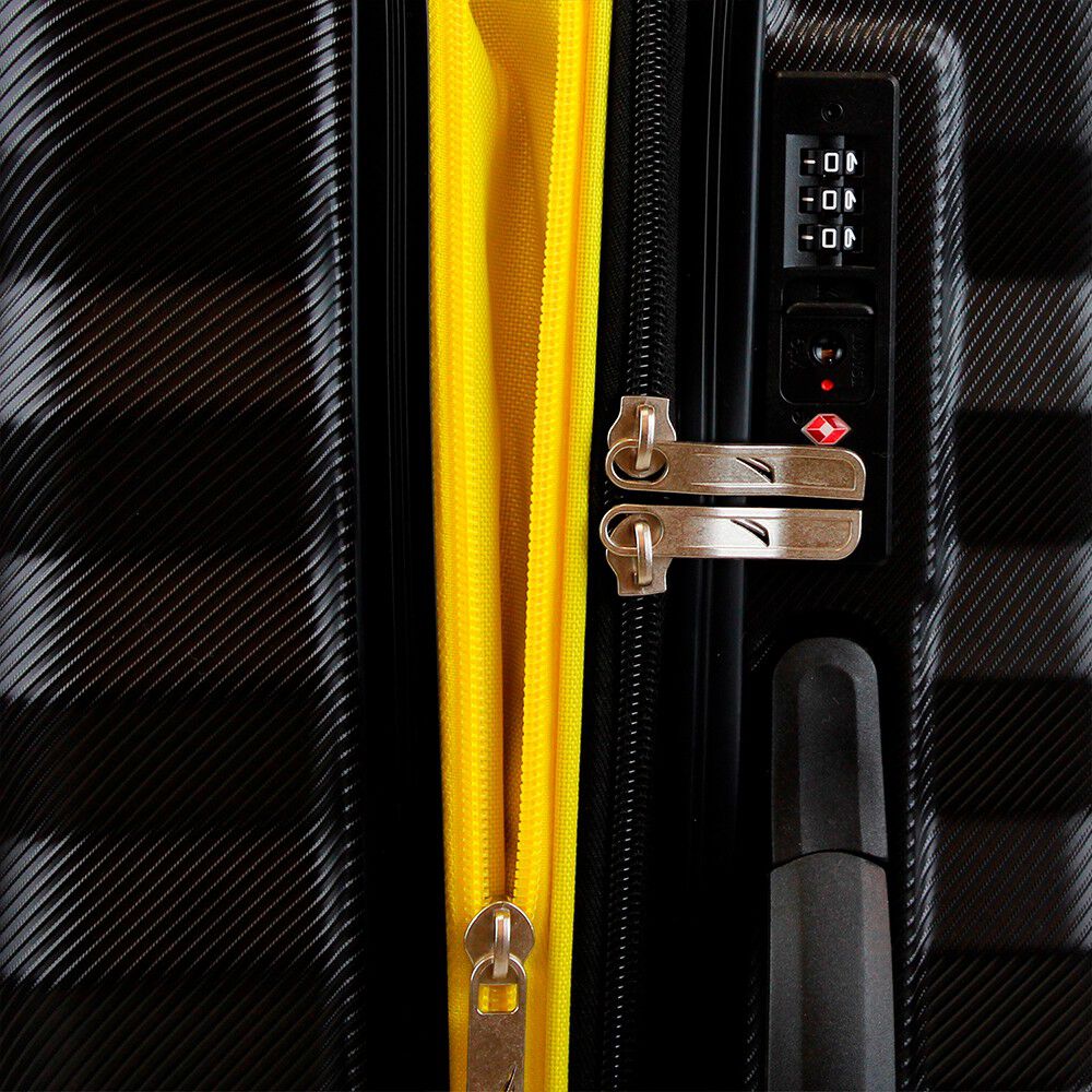 Maleta Mediana Nautica M 20kg Polonia Negra image number 3.0