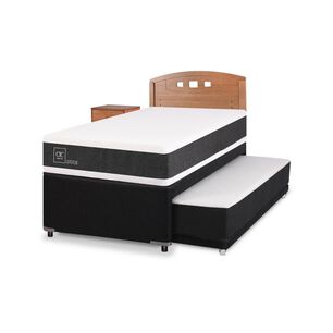 Divan Cic Ortopedic / 1.5 Plazas + Set De Maderas