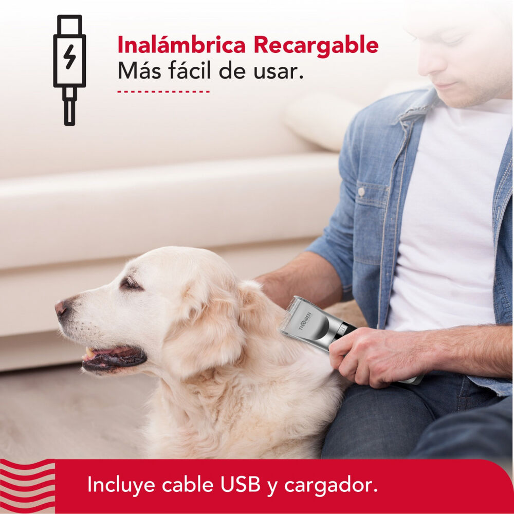 M&aacute;quina Corta Pelo Thor Cordless Usb Pet Clipper image number 8.0