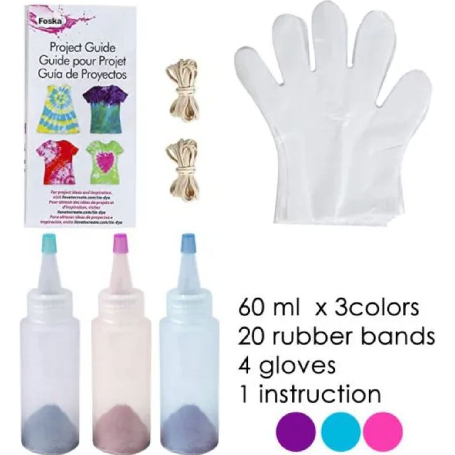 Kit De Te&ntilde;ido Anudado Pe1023 Foska image number 1.0