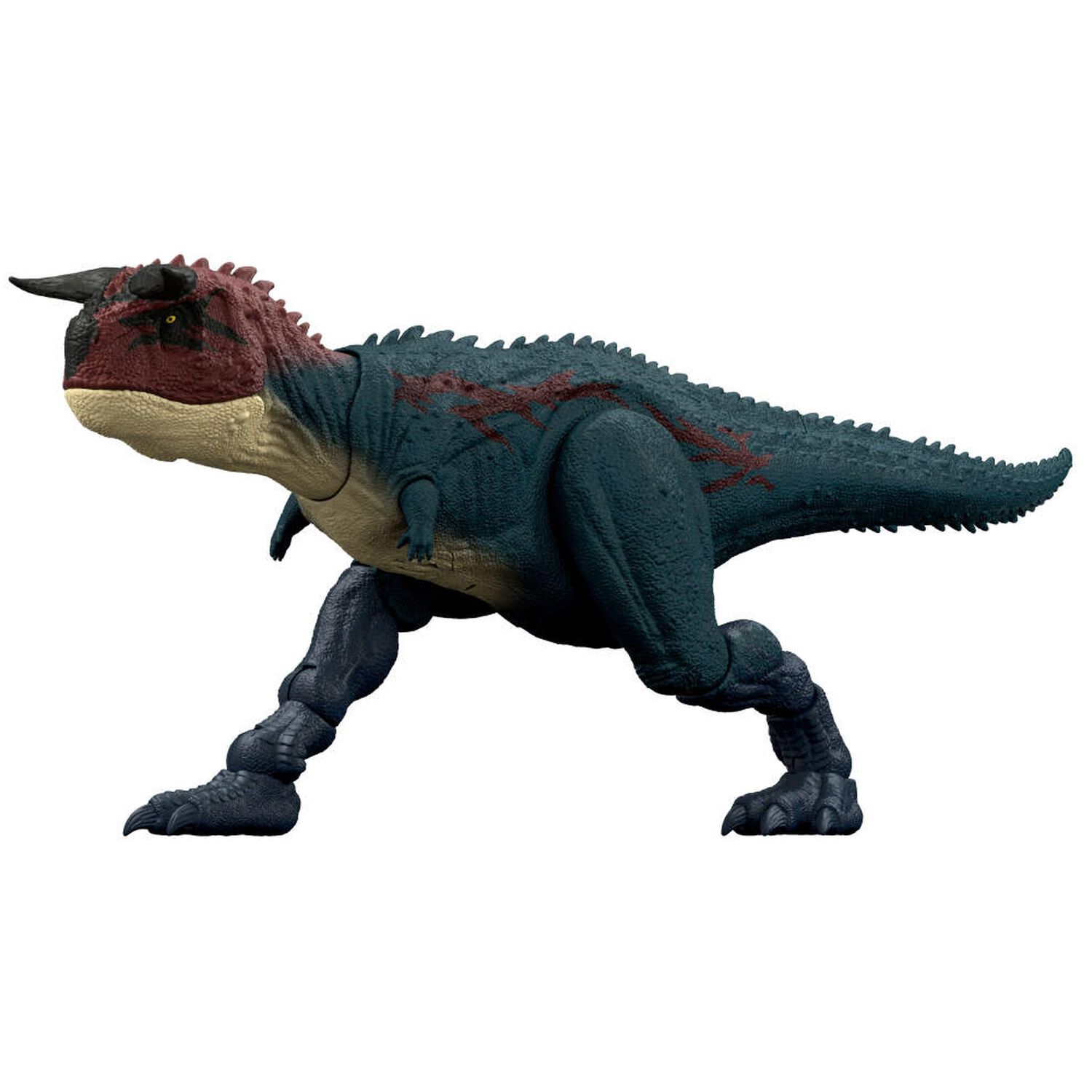 Dinosaurio De Juguete Carnotaurus De Jurassic World Embiste Y Muerde image number 0.0