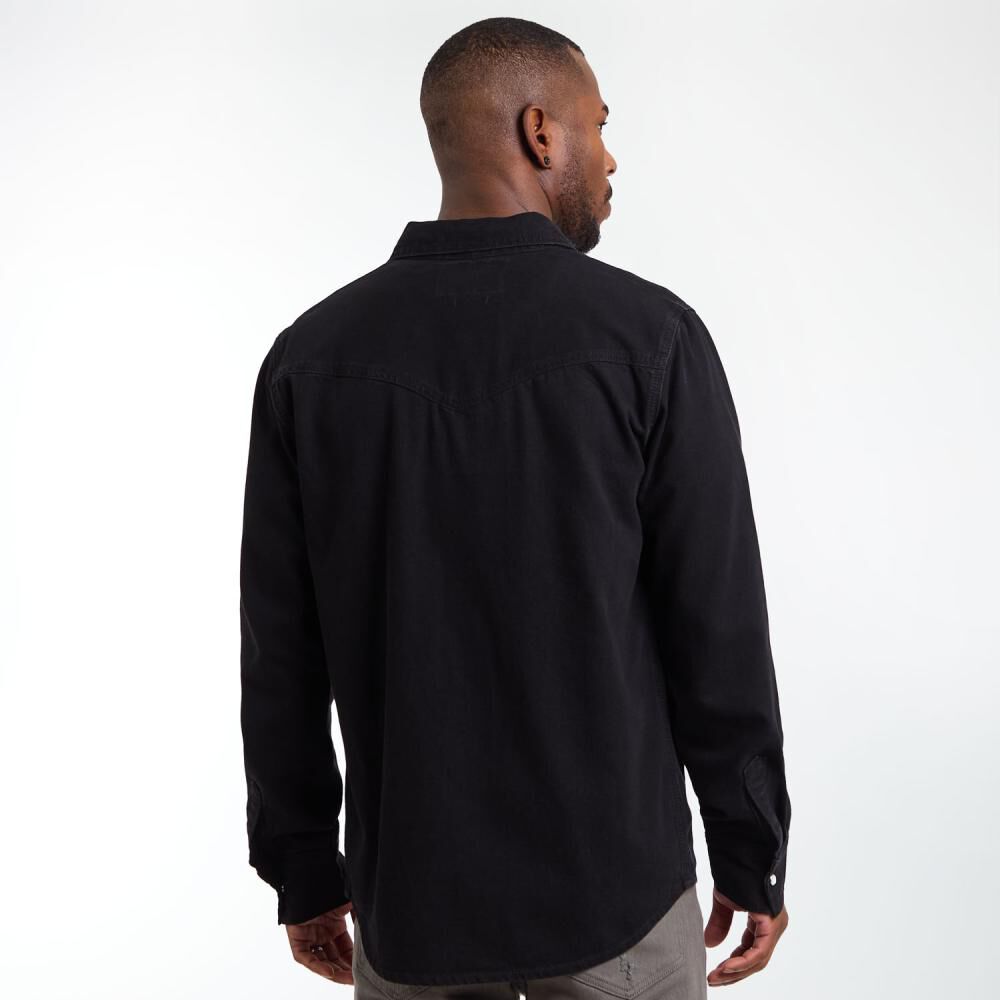 Camisa Denim Regular Manga Larga Hombre Az Rolly Go image number 3.0