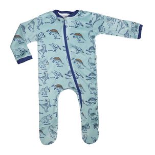Piezas Pijama Suavecito Bambino Creations Dinosaurios Celeste