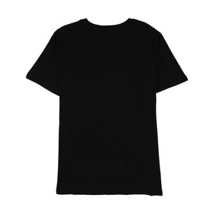 Polera Estampada Manga Corta Cuello Redondo Hombre Az Black