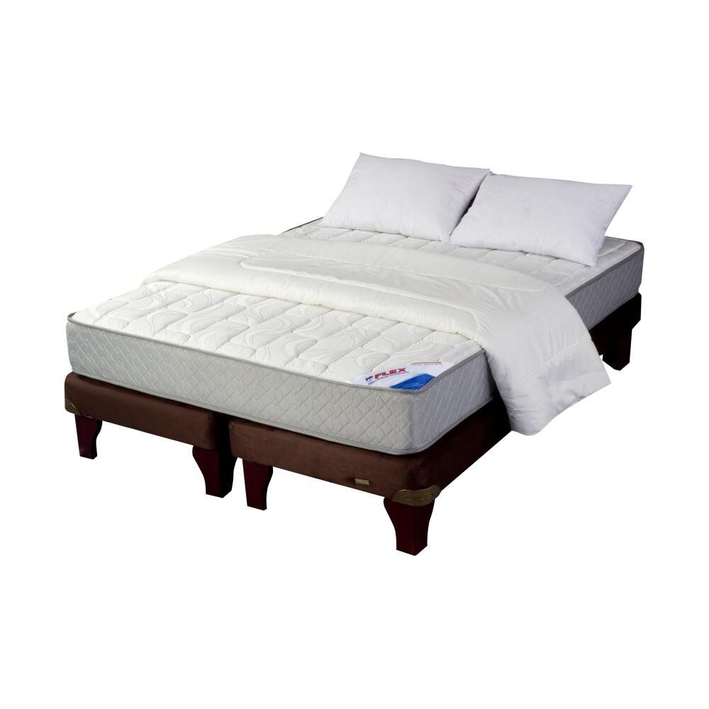 Cama Europea Flex Therapedic / King / Base Dividida  + Textil image number 1.0
