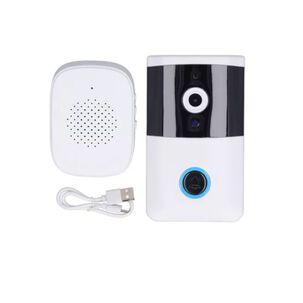 Timbre Puerta Inalámbrico Wifi Con Cámara Visión Nocturna Hd