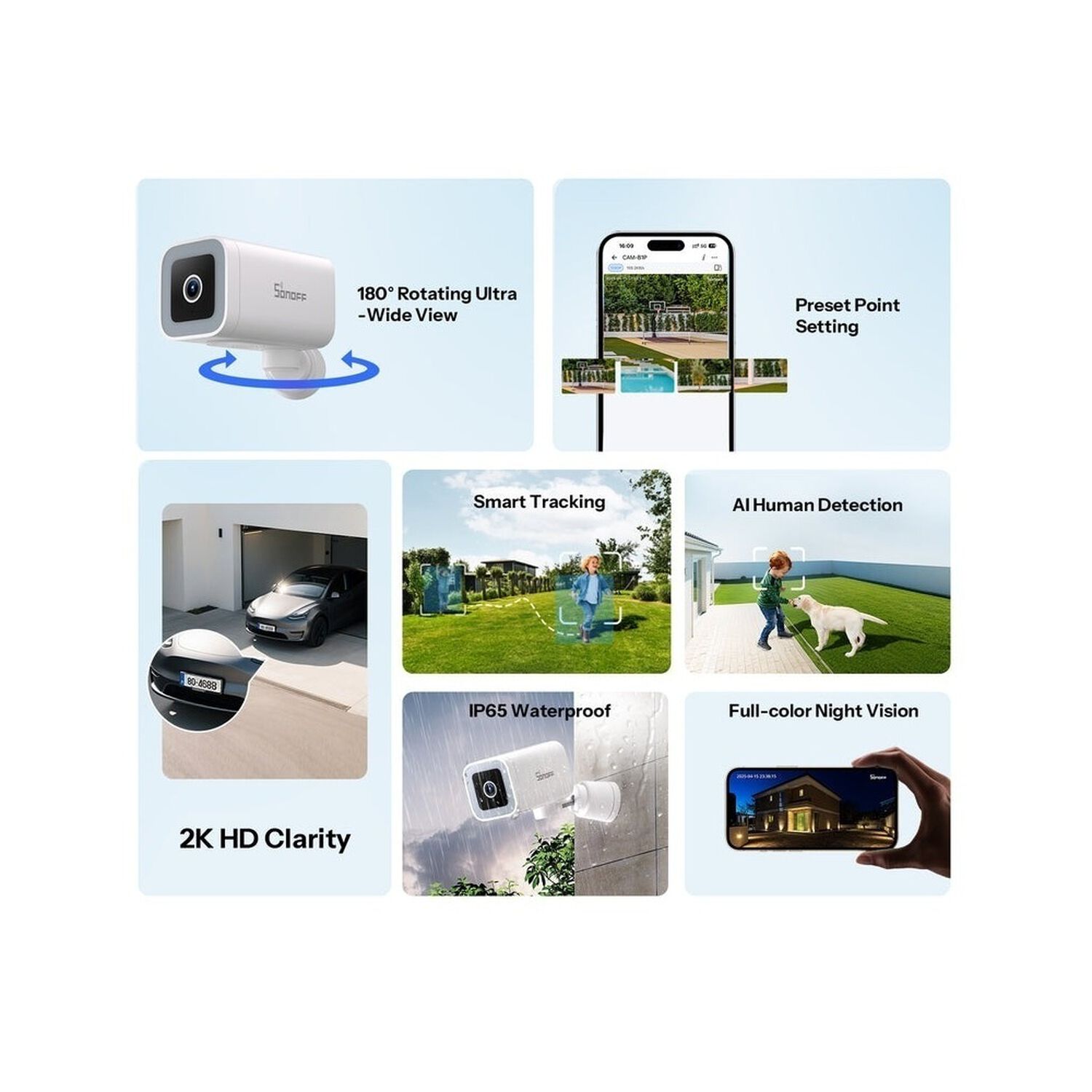 C&aacute;mara De Seguridad Wifi Para Exteriores - Sonoff Cam-b1p image number 3.0