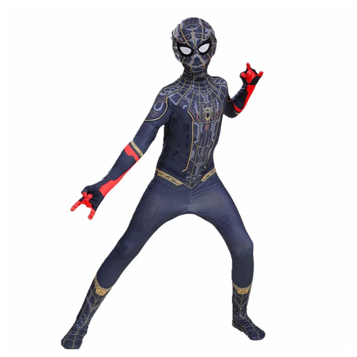 Disfraz Infantil Spiderman No Way Home Black Gold image number 0.0