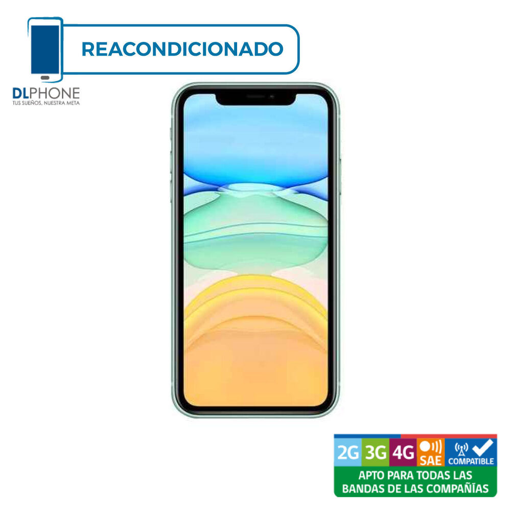  Iphone 11 64gb Verde Reacondicionado image number 1.0