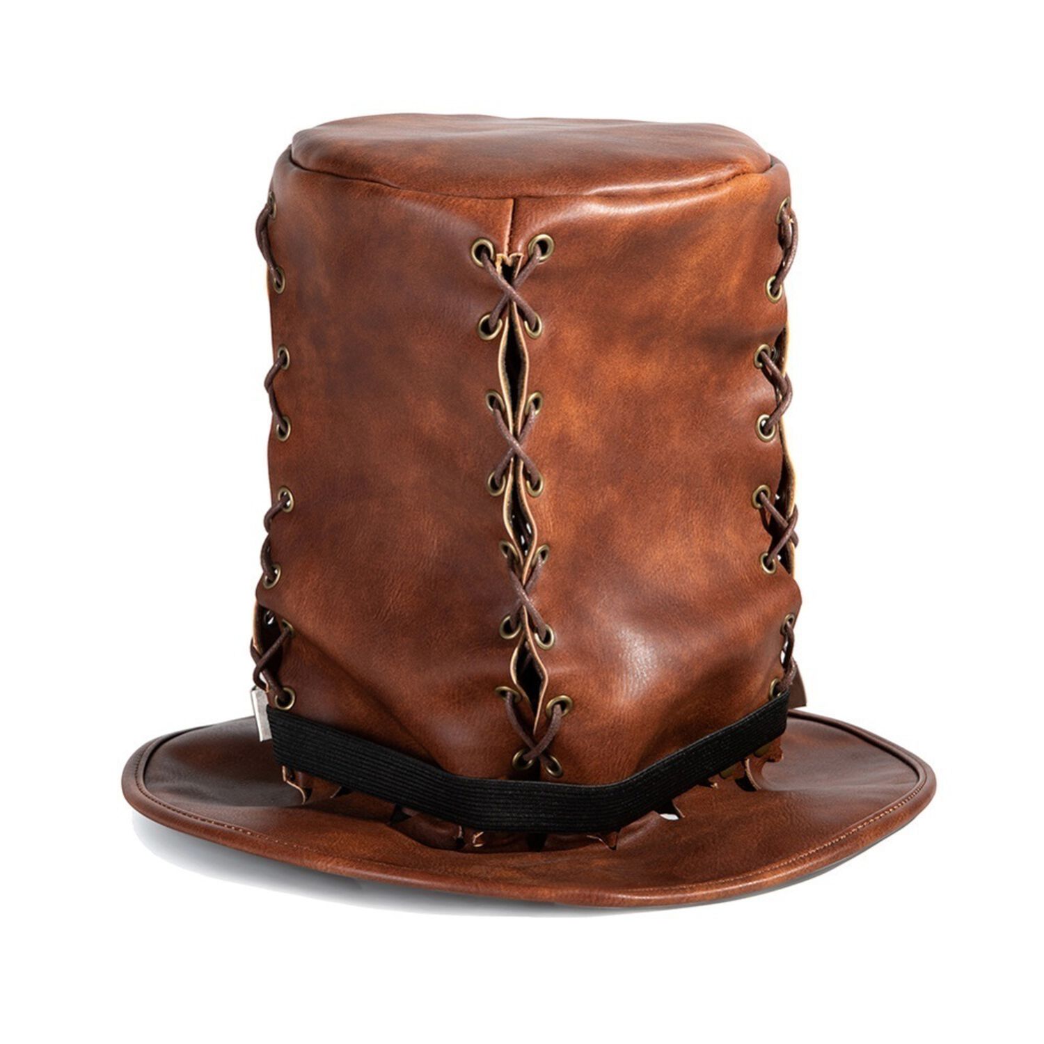 Sombrero Copa Disfraz Steampunk Cuero Premium image number 4.0
