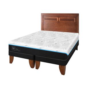 Cama Europea Cic Green Infinity / King / Base Dividida + Respaldo