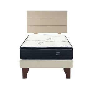Cama Europea 1.5 Plaza 200 Plus Respaldo Atacama