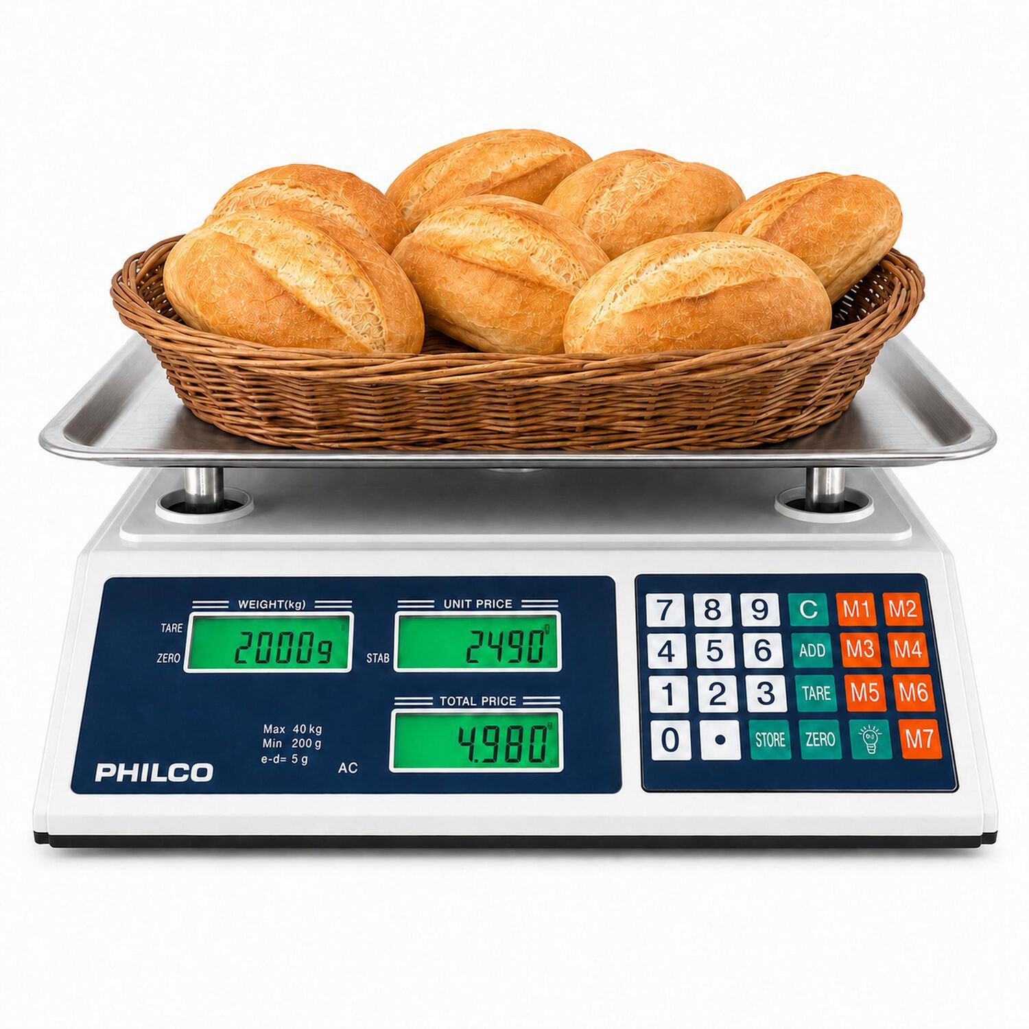 Pesa Balanza Tipo Almac&eacute;n Digital Pro Pymes 40kg Max 841 image number 0.0