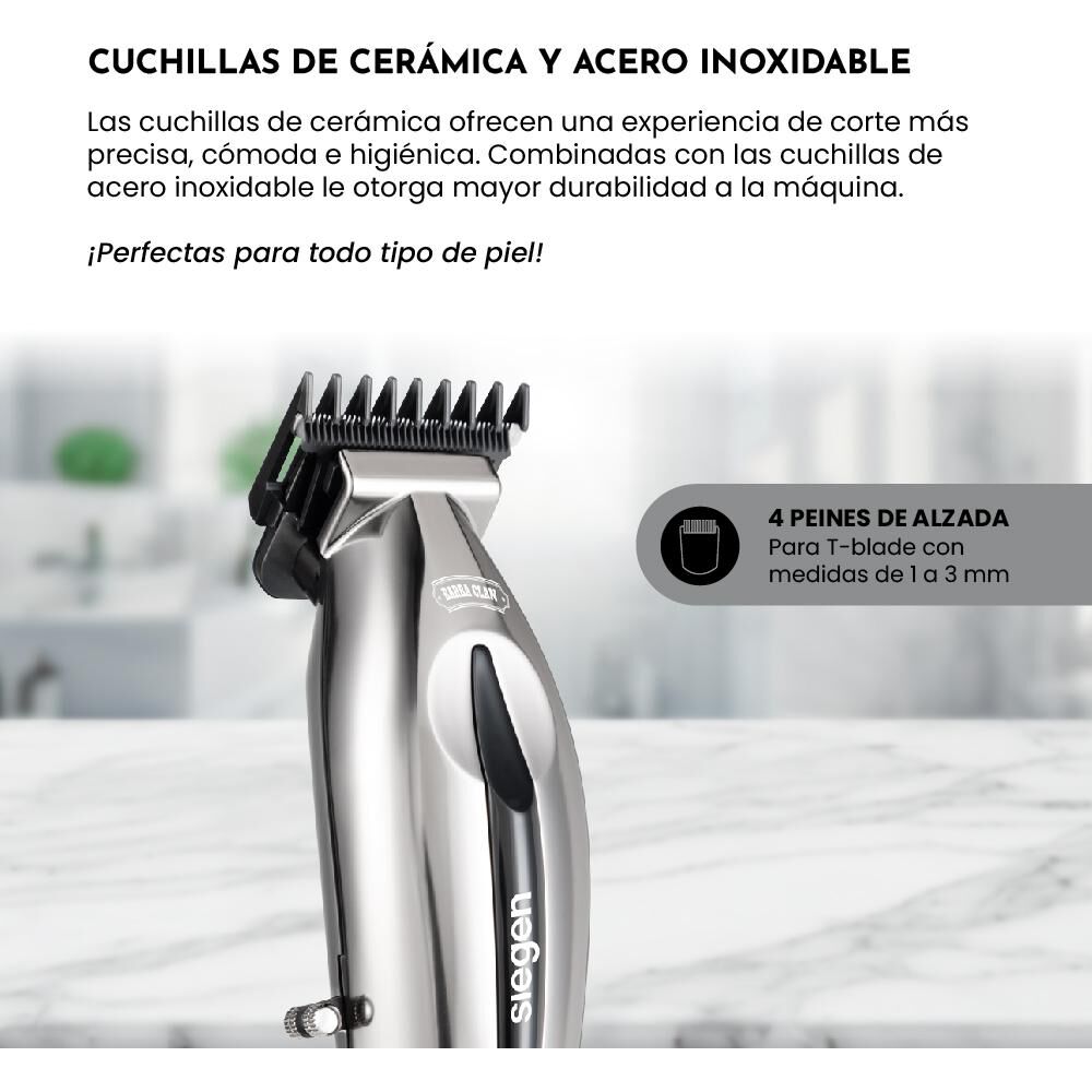 Corta Pelo Siegen SG-8605 Carga Rápida, Enchufada y Recargable image number 3.0