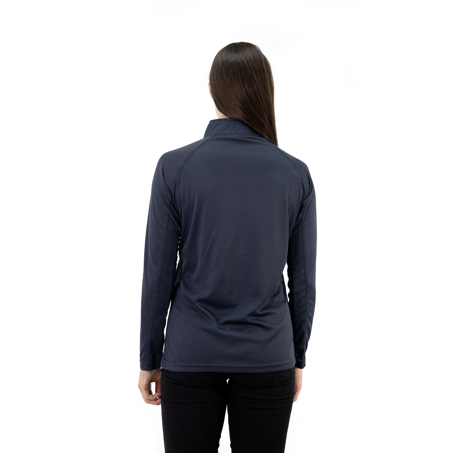 Polera Quebec Half-zip Mujer Iron image number 3.0