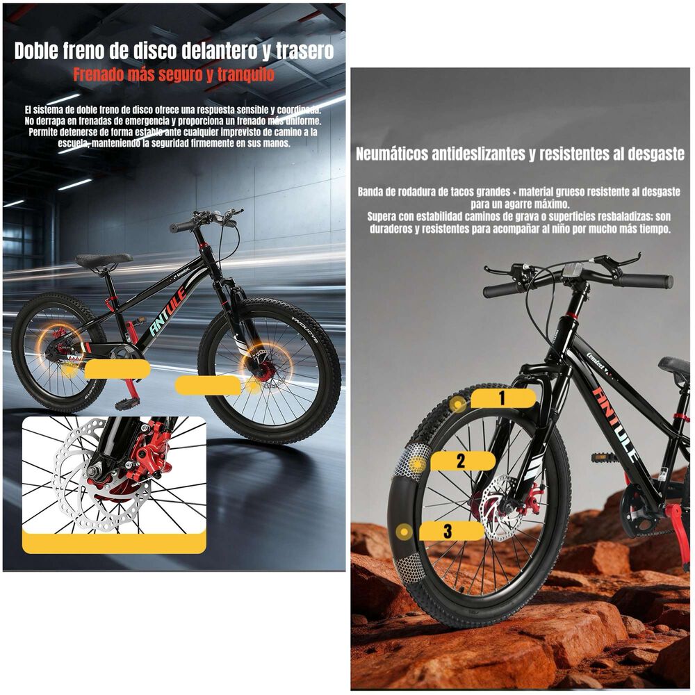 Bicicleta Infantil 10-14 A&ntilde;os Aro 22 Nexa Lubabycas image number 5.0