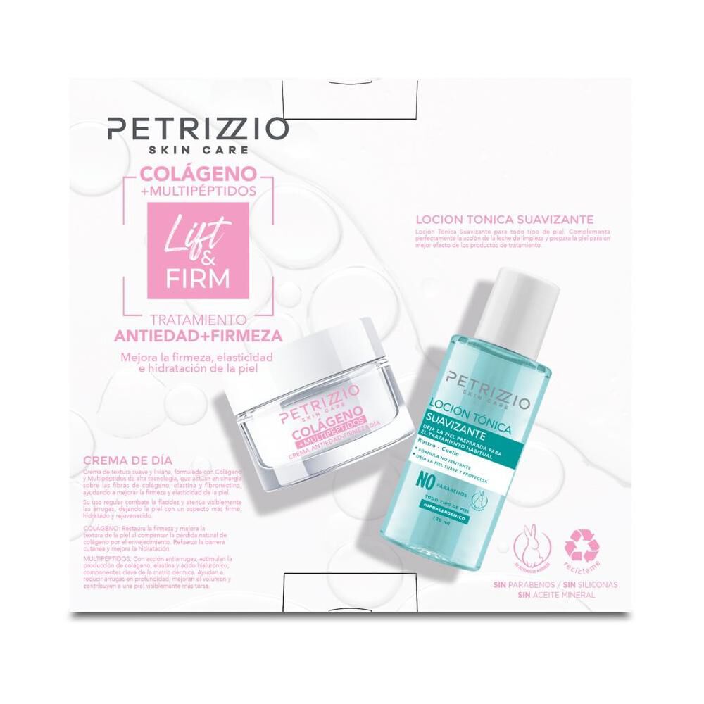 Tratamiento Antiedad Y Firmeza Crema Col&aacute;geno + T&oacute;nico Petrizzio image number 2.0