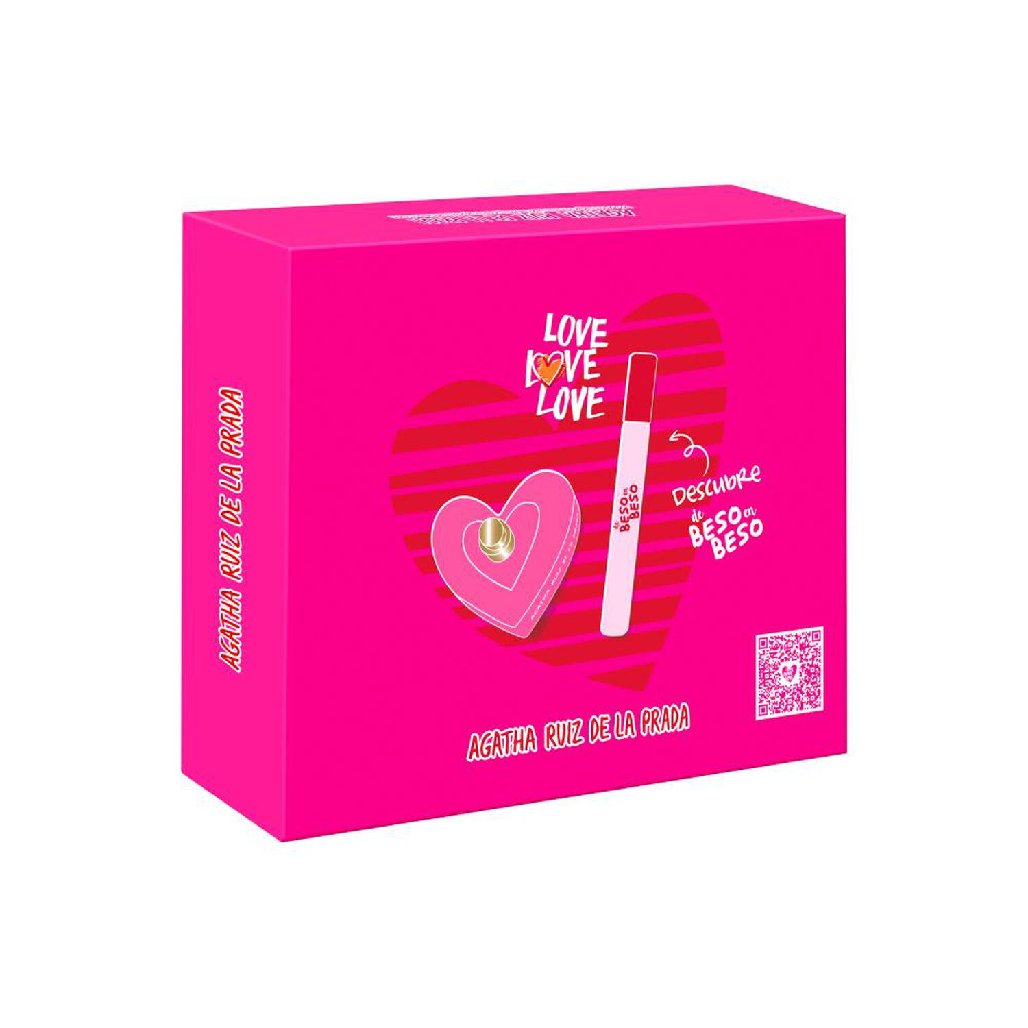Set De Perfumer&iacute;a Mujer Love Love Love Agatha Ruiz De La Prada / 50 Ml / Edt + Megaspritzer 10 Ml image number 0.0