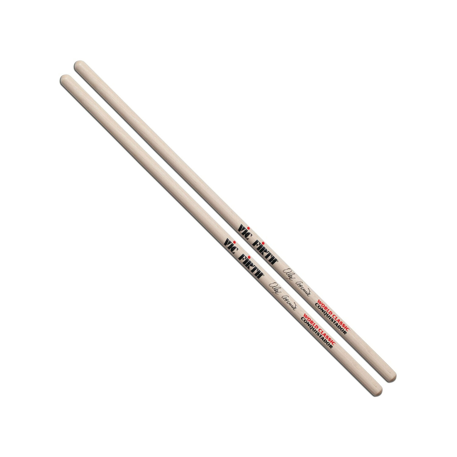 Baquetas Para Timbales Alex Acu&ntilde;a Clear Conquistador Saac Vic Firth image number 0.0