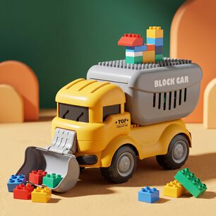Cami&oacute;n Juguete Dinosaurio Con Bloques Did&aacute;cticos Para Ni&ntilde;os