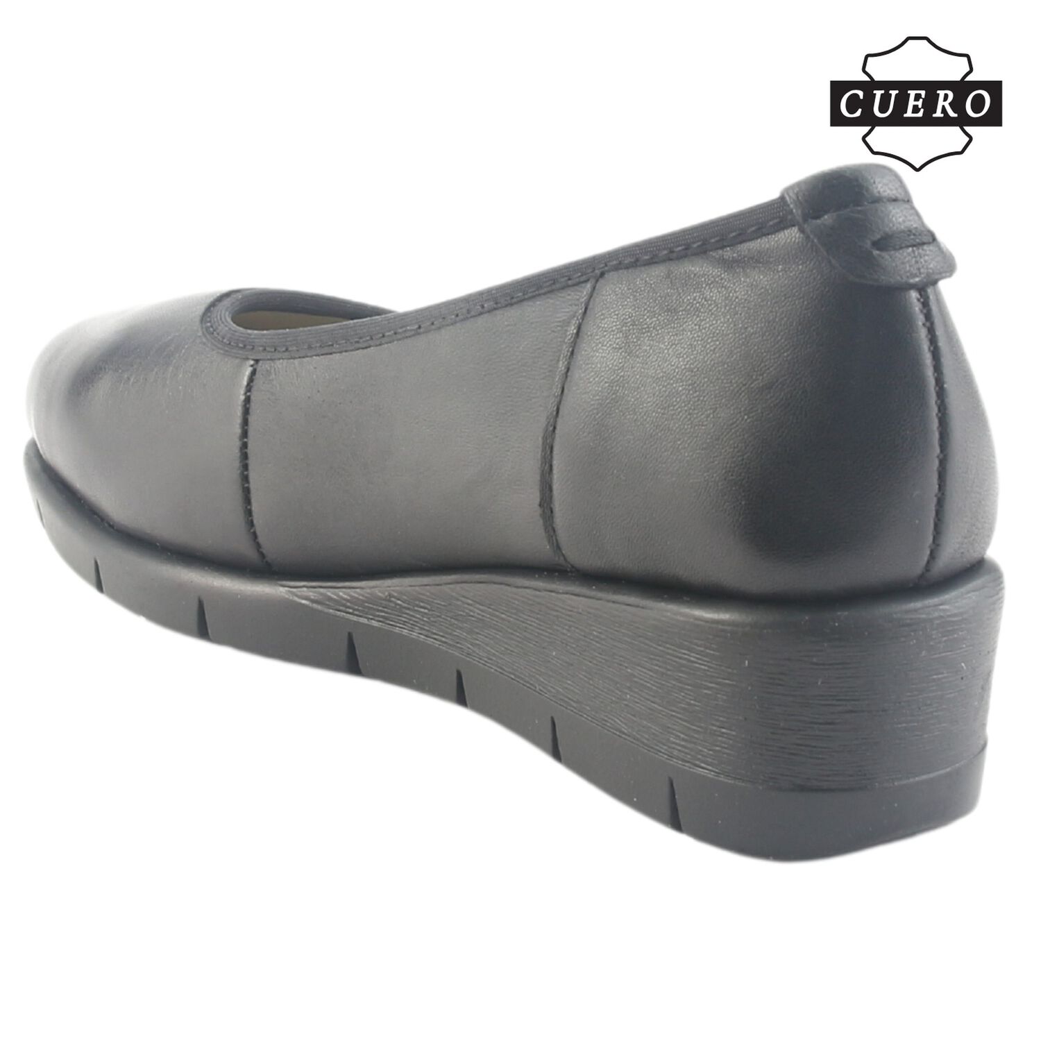 Zapato De Cuero Chalada Mujer Calafate-4 Negro Casual image number 4.0