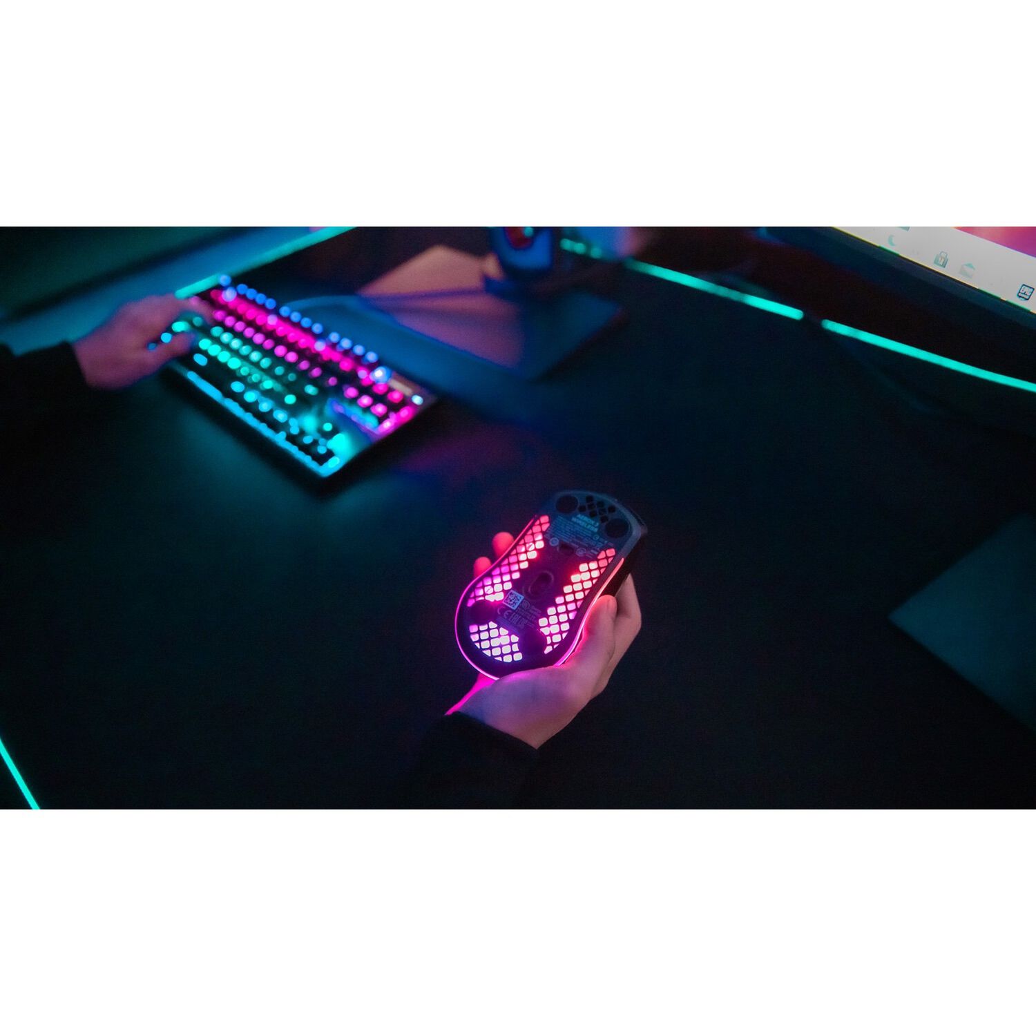 Mouse Gamer Steelseries Aerox 3 Onix Wireless 18000 Dpi image number 11.0